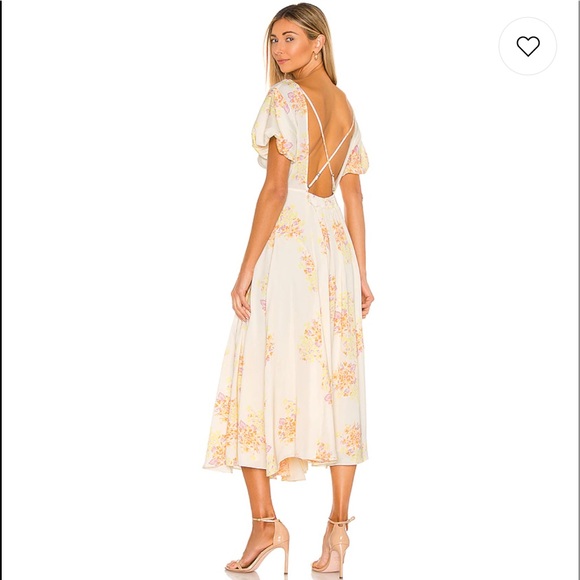 Free People Dresses & Skirts - NWT FREE PEOPLE Laura Floral Midi Dress Tea Combo